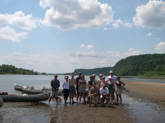 Canoe on the River