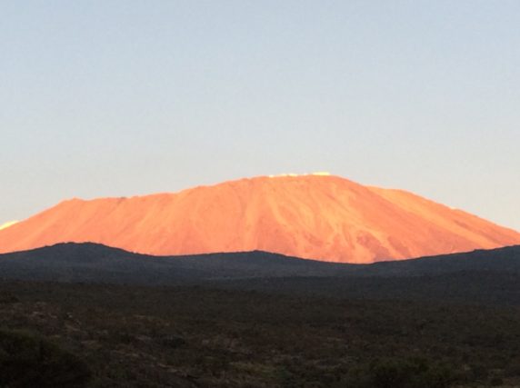 Running on Kilimanjaro